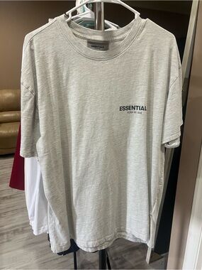 Fear of God Essentials Light Gray Tee